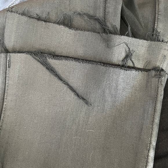 DL1961 Bridget Jeans Instasculpt Boot Cut Coated Black Women's Size 25 High Rise - Picture 7 of 13